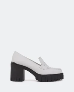 Loafers-L'INTERVALLE Hugo White Leather