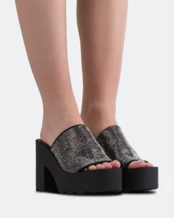 Platform-L'INTERVALLE Hutton Black Strass