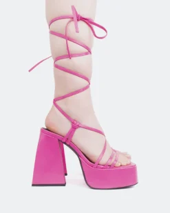 Platform|Strappy-L'INTERVALLE Hypnotic Pink Leather