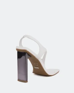 High Heels-L'INTERVALLE Icon White Leather