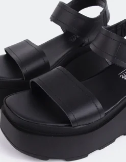 Wedges|Platform-L'INTERVALLE Ideal Black Leather