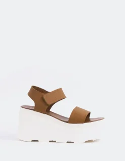Wedges|Platform-L'INTERVALLE Ideal Tan Leather