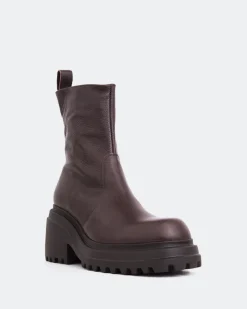 Ankle Boots-L'INTERVALLE Ike Brown Leather