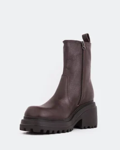 Ankle Boots-L'INTERVALLE Ike Brown Leather