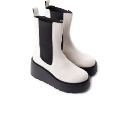 Chelsea|Ankle Boots-L'INTERVALLE Indiana Off White Leather