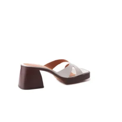Platform|Mid Heels-L'INTERVALLE Isadora Off White Leather