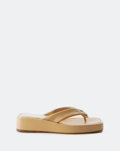 Flats-L'INTERVALLE Ismene Camel Leather