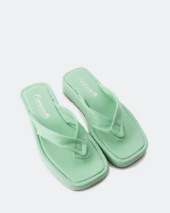 Flats-L'INTERVALLE Ismene Mint Leather