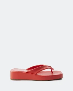 Flats-L'INTERVALLE Ismene Orange Leather