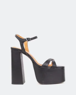Platform-L'INTERVALLE Ives Black Leather
