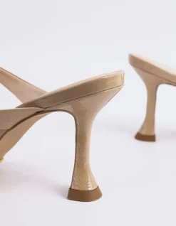 Mid Heels|Mules-L'INTERVALLE Jandira Nude Naplack