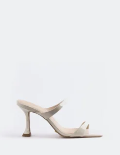 Mid Heels|Mules-L'INTERVALLE Jandira Off White Naplack