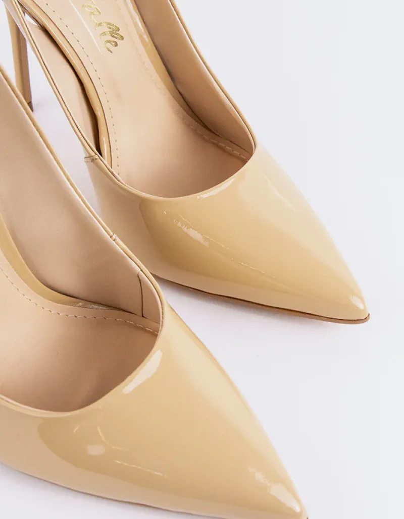 Slingbacks-L'INTERVALLE Janeiro Nude Patent