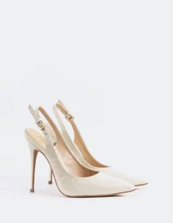 Slingbacks-L'INTERVALLE Janeiro Off White Patent