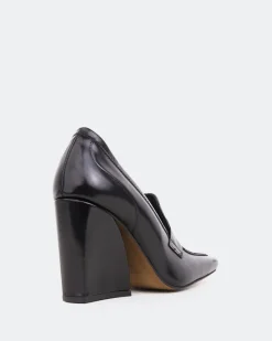 Loafers-L'INTERVALLE Jardins Black Leather
