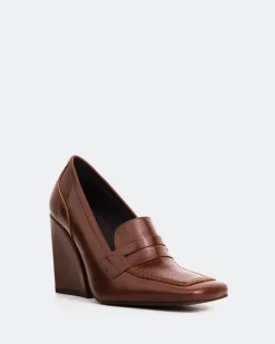 Loafers-L'INTERVALLE Jardins Chestnut Leather