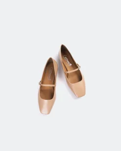 Mary-jane|Ballerinas-L'INTERVALLE Jaria Nude Leather