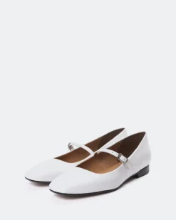 Mary-jane|Ballerinas-L'INTERVALLE Jaria White Leather