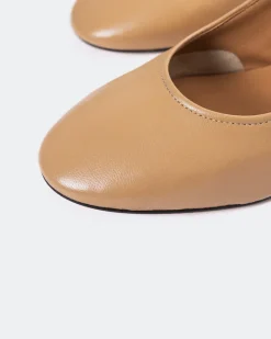 Slingbacks-L'INTERVALLE Jarotes Camel Leather