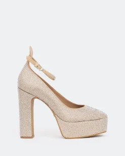 Platforms-L'INTERVALLE Jayne, Camel Suede/Suède Chameau