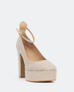 Platforms-L'INTERVALLE Jayne, Camel Suede/Suède Chameau