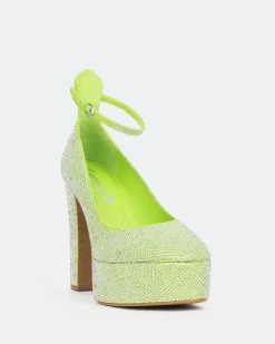 Platforms-L'INTERVALLE Jayne, Green Suede/Suède Vert