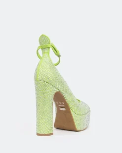 Platforms-L'INTERVALLE Jayne, Green Suede/Suède Vert