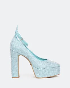 Platforms-L'INTERVALLE Jayne, Turquoise Suede/Suède Tur.