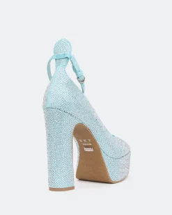 Platforms-L'INTERVALLE Jayne, Turquoise Suede/Suède Tur.