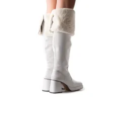 Tall Boots-L'INTERVALLE Jesse White Leather