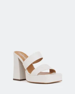 Platform-L'INTERVALLE Jinx Off White Leather/Cuir Blanc Cassé