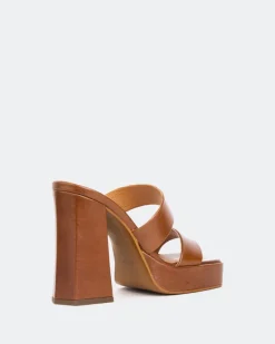 Platform-L'INTERVALLE Jinx Tan Leather/Cuir Ocre