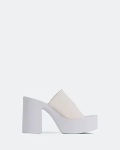 Platform-L'INTERVALLE Jourdan White Lycra