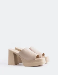 Platform-L'INTERVALLE Kalamata Nude Leather