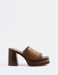 Platform-L'INTERVALLE Kalamata Tan Leather