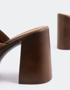 Platform-L'INTERVALLE Kalamata Tan Leather