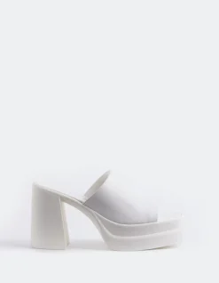 Platform-L'INTERVALLE Kalamata White Leather