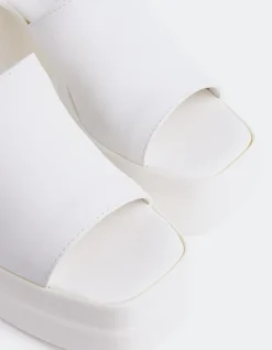 Platform-L'INTERVALLE Kalamata White Leather