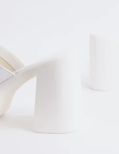 Platform-L'INTERVALLE Kalamata White Leather
