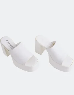 Platform-L'INTERVALLE Kalamata White Leather
