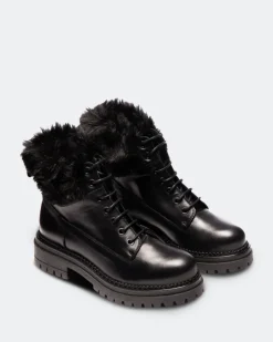 Ankle Boots-L'INTERVALLE Kawasaki Black Leather