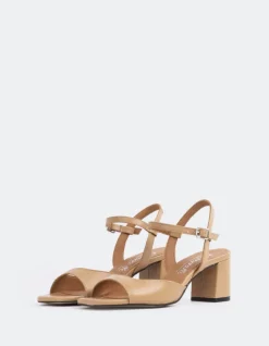 Mid Heels-L'INTERVALLE Kearny Camel Leather