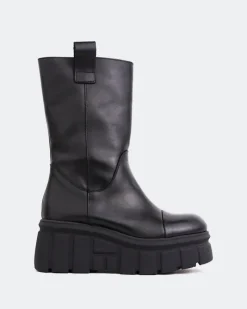 Ankle Boots-L'INTERVALLE Kelowna Black Leather