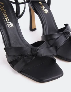 Strappy|High Heels-L'INTERVALLE Kiley Black Leather