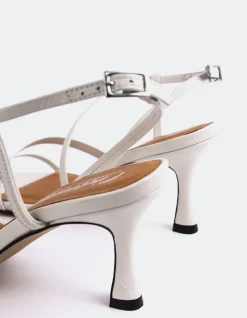 Strappy|Mid Heels-L'INTERVALLE Kowsky Off White Leather