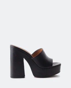 Platform-L'INTERVALLE Lalaria Black Leather