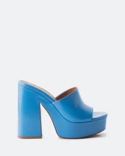 Platform-L'INTERVALLE Lalaria Blue Leather