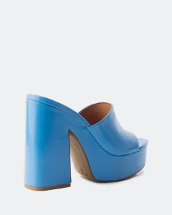 Platform-L'INTERVALLE Lalaria Blue Leather
