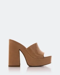 Platform-L'INTERVALLE Lalaria Taupe Leather