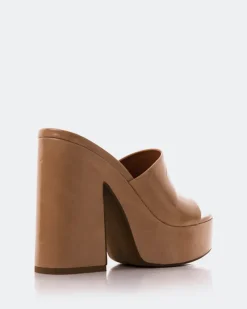 Platform-L'INTERVALLE Lalaria Taupe Leather